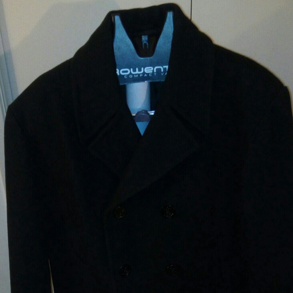 Mens wool pea coat by Ralph Lauren